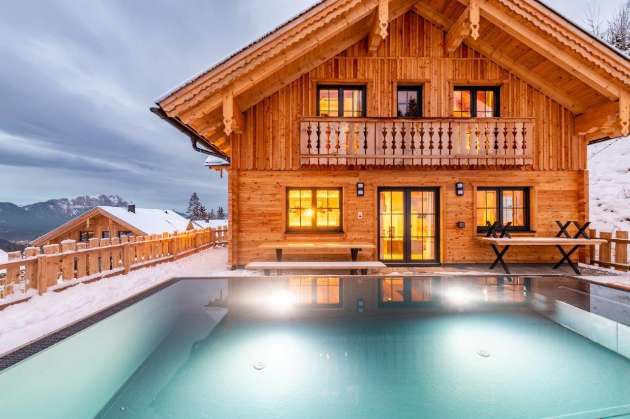 Poolchalet Dachsteinblick Pruggern Kültér fotó