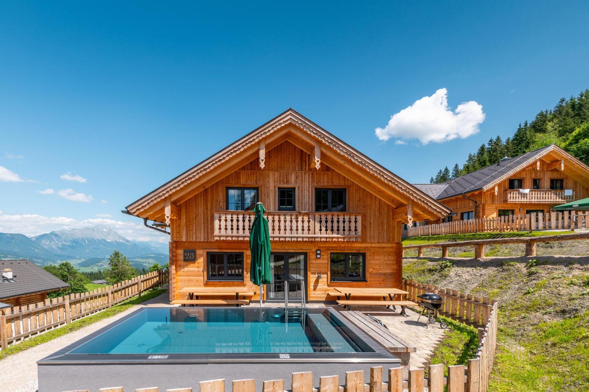 Poolchalet Dachsteinblick Pruggern Kültér fotó